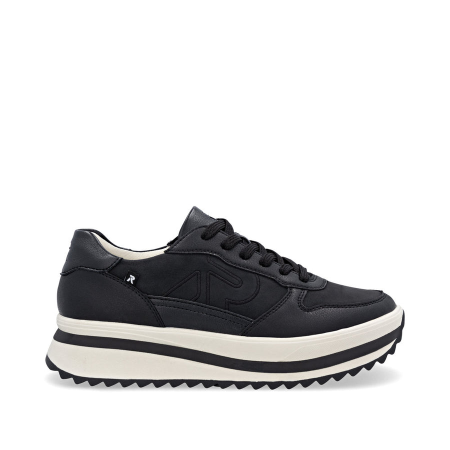 Rieker Evolution W3800 Ladies Trainer-BLACK