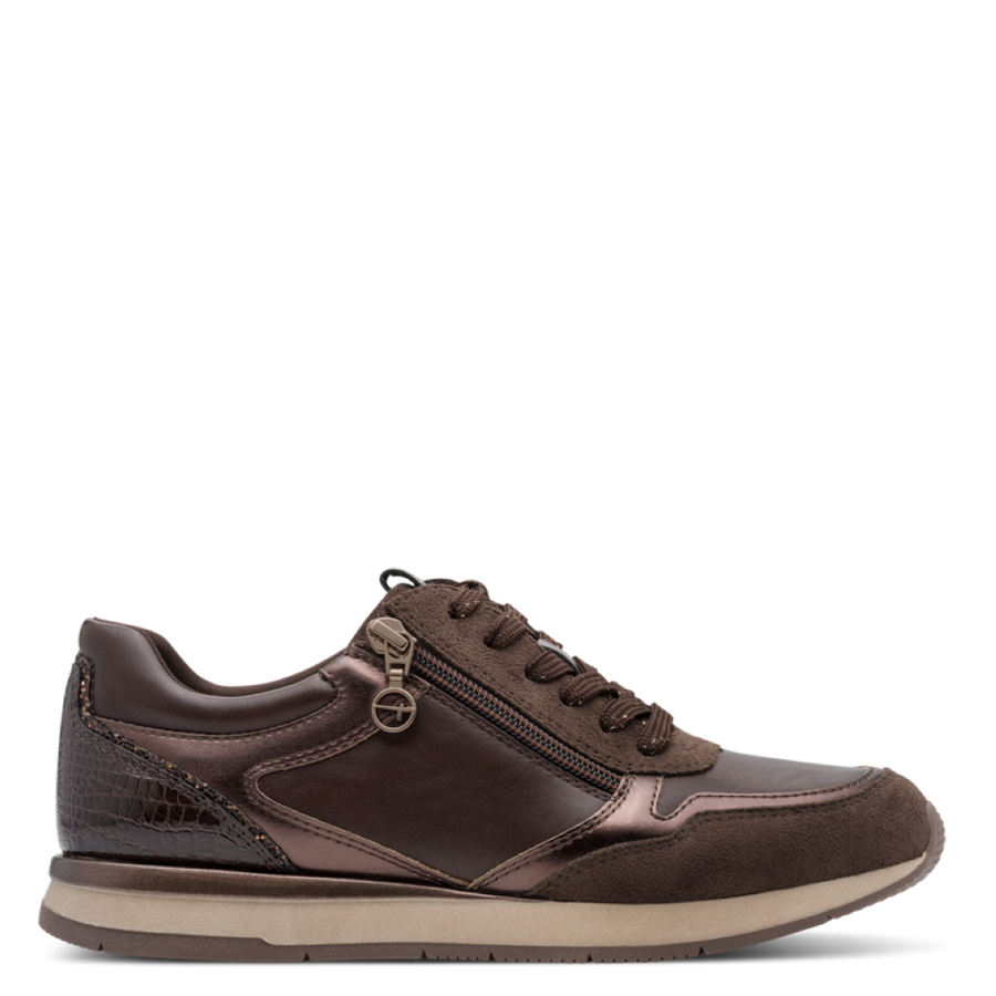 Tamaris 23613-46 Sneaker-Mocca Combi