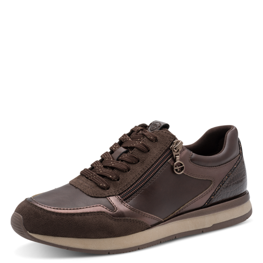 Tamaris 23613-46 Sneaker-Mocca Combi