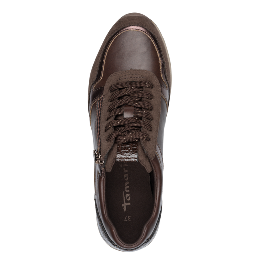 Tamaris 23613-46 Sneaker-Mocca Combi
