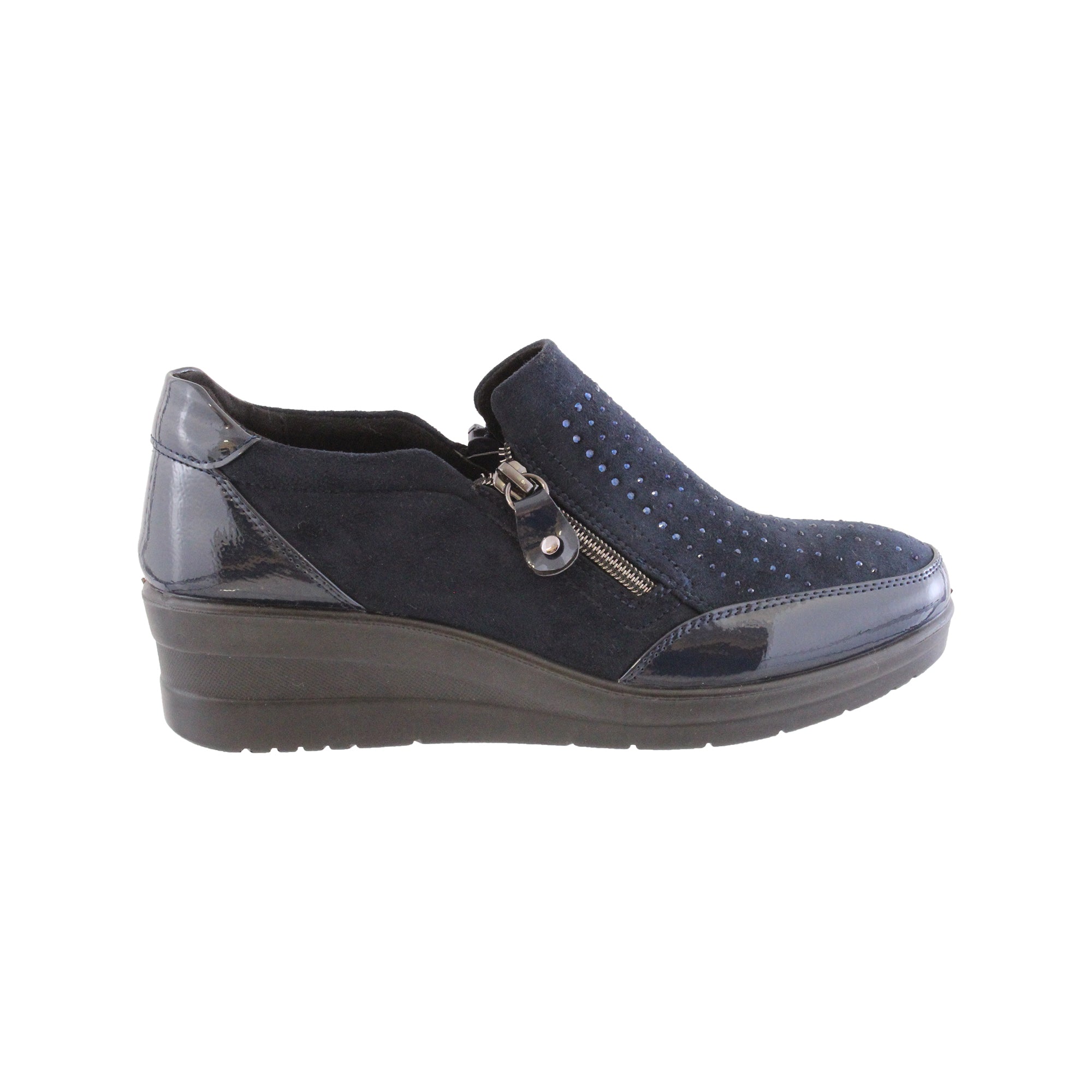 Propet WW1560 Shoes-Navy