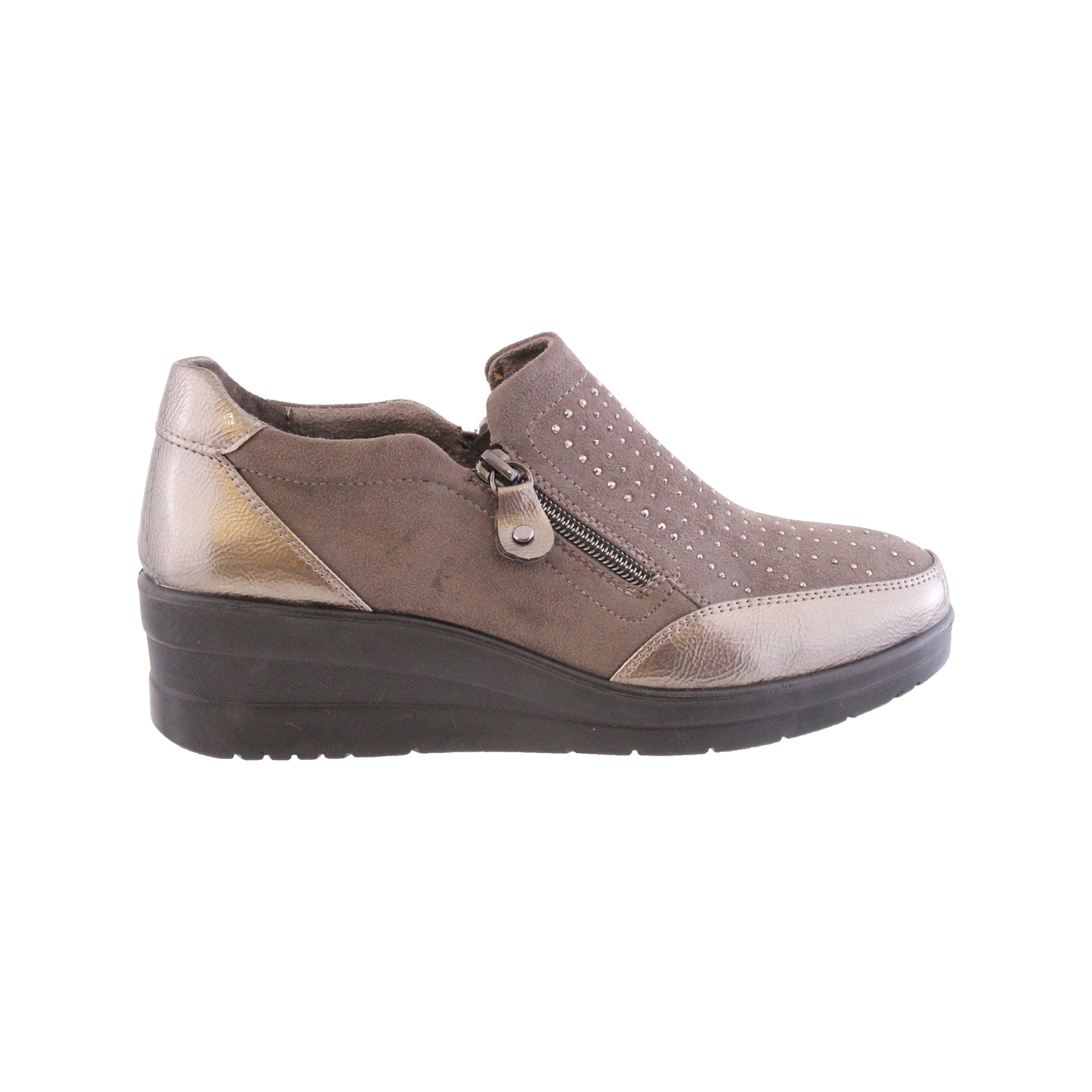 Propet WW1560 Shoes-Taupe