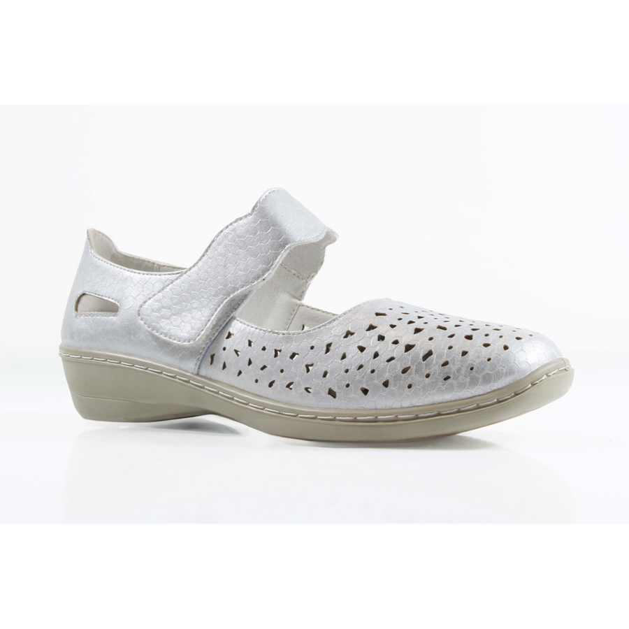Comfort Ww1698 Ladies Shoe-Silver