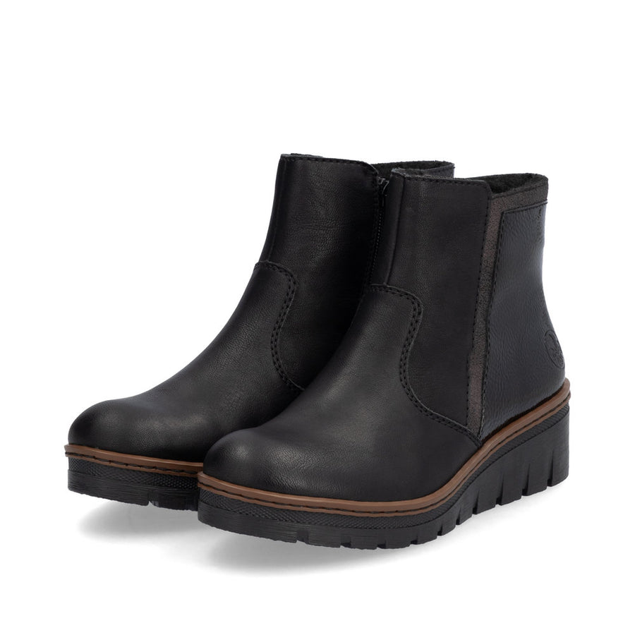 Rieker X9150 Ankle Boot-Black