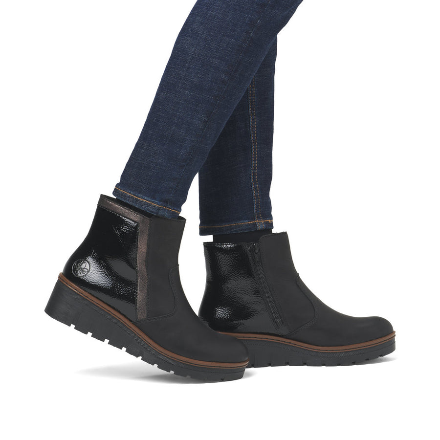 Rieker X9150 Ankle Boot-Black