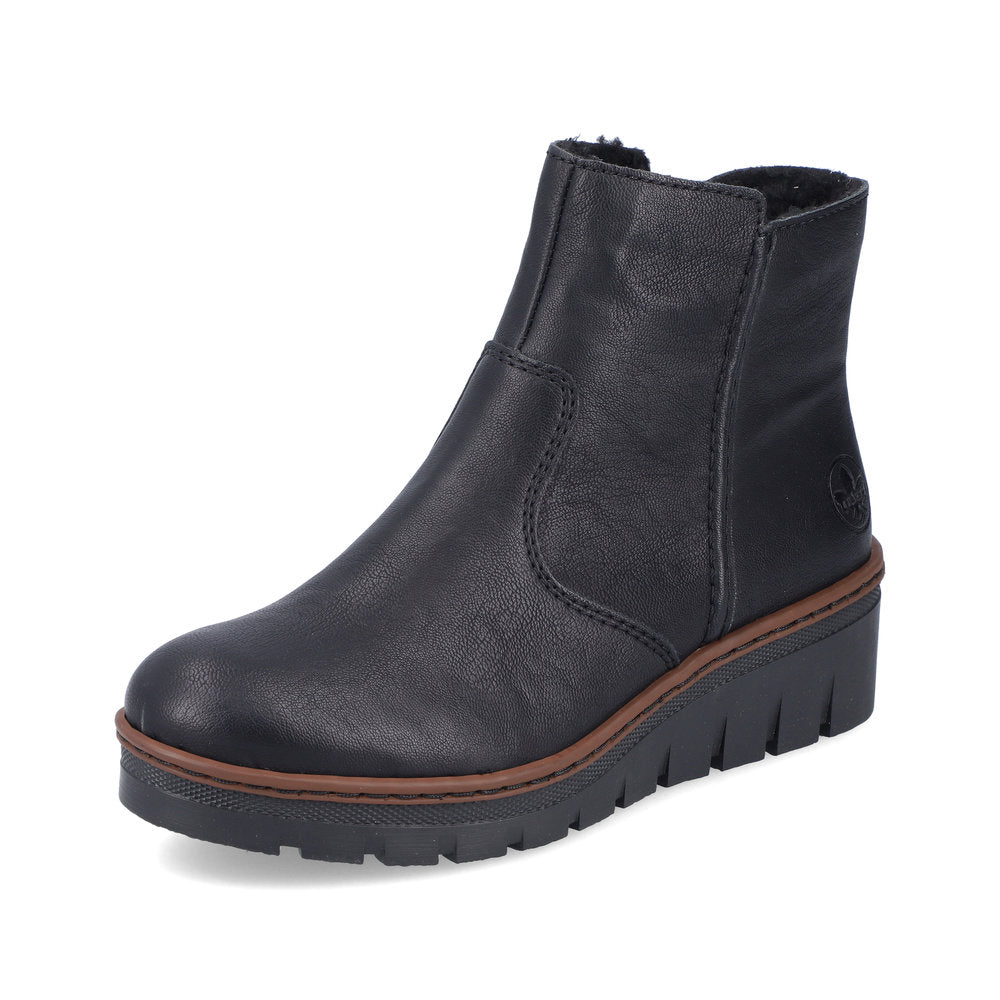 Rieker X9165-00 Ankle Boots-Black
