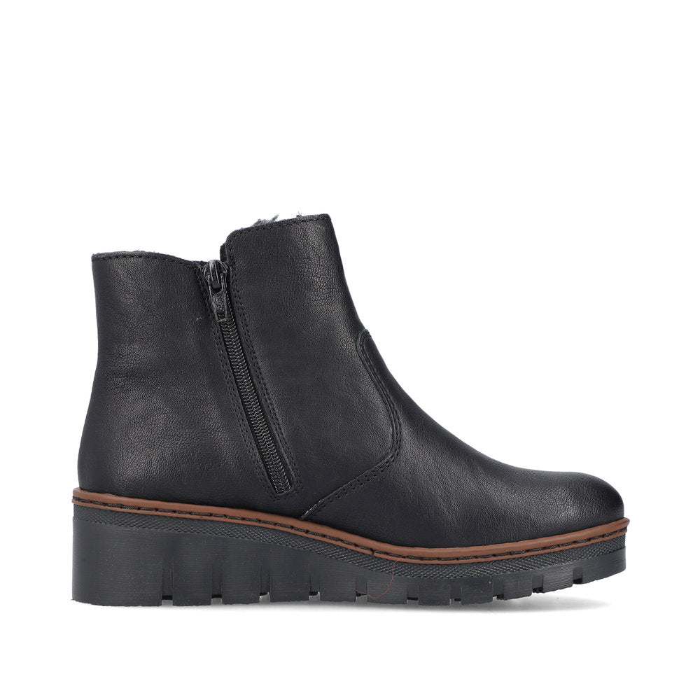 Rieker X9165-00 Ankle Boots-Black