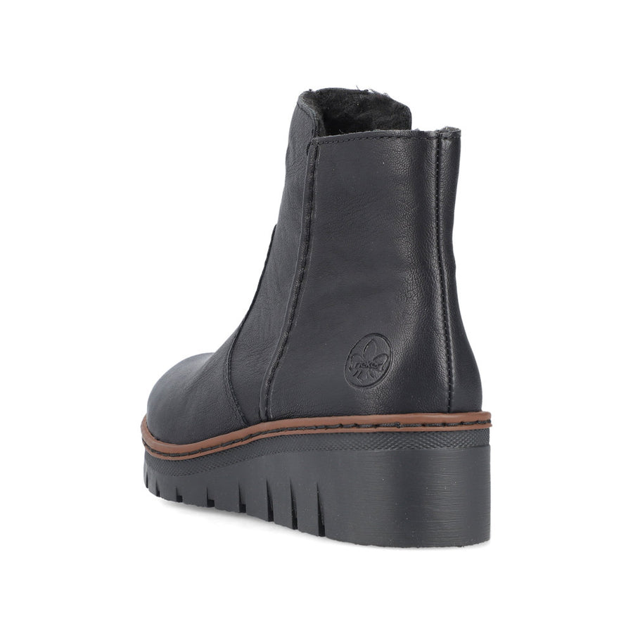 Rieker X9165-00 Ankle Boots-Black