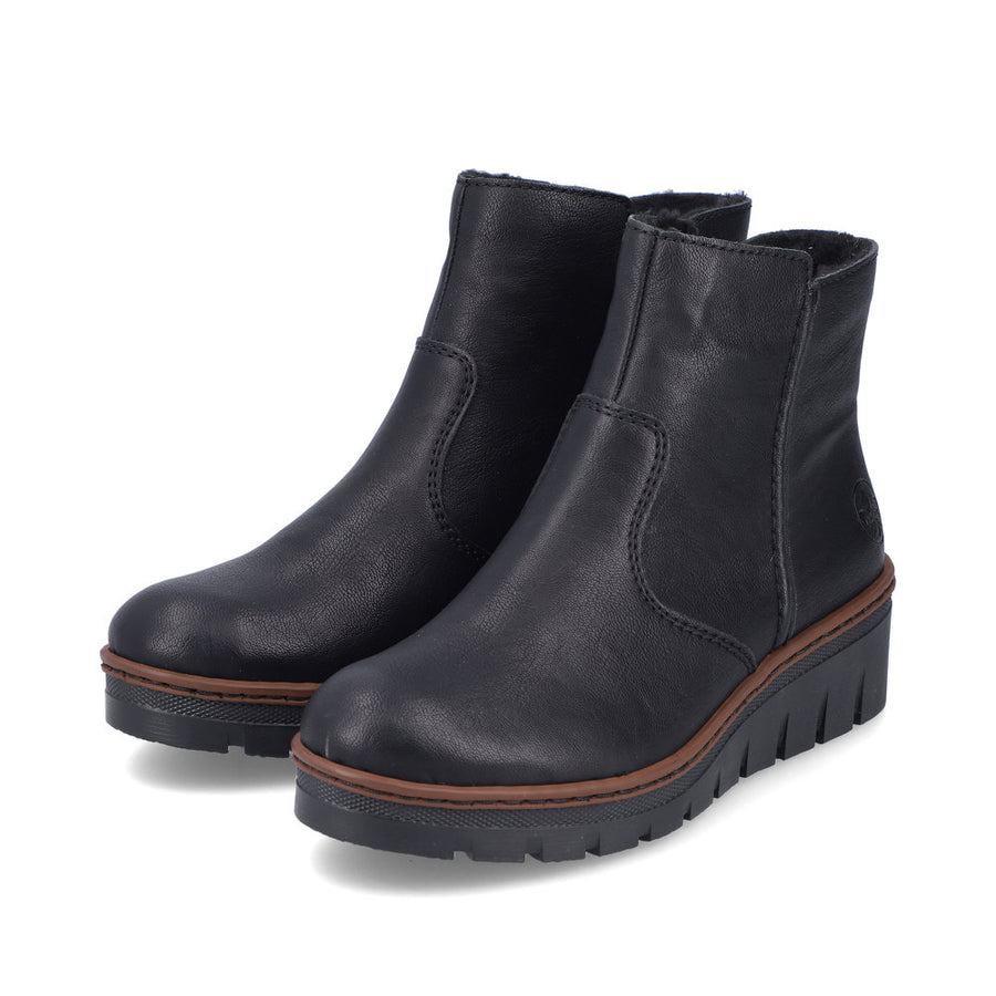 Rieker X9165-00 Ankle Boots-Black
