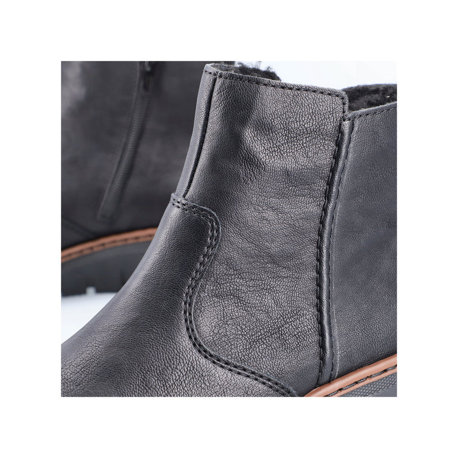 Rieker X9165-00 Ankle Boots-Black
