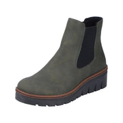 Rieker X9172 Ankle Boot-Forest