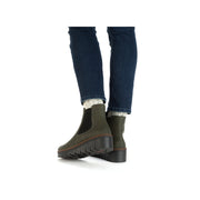 Rieker X9172 Ankle Boot-Forest