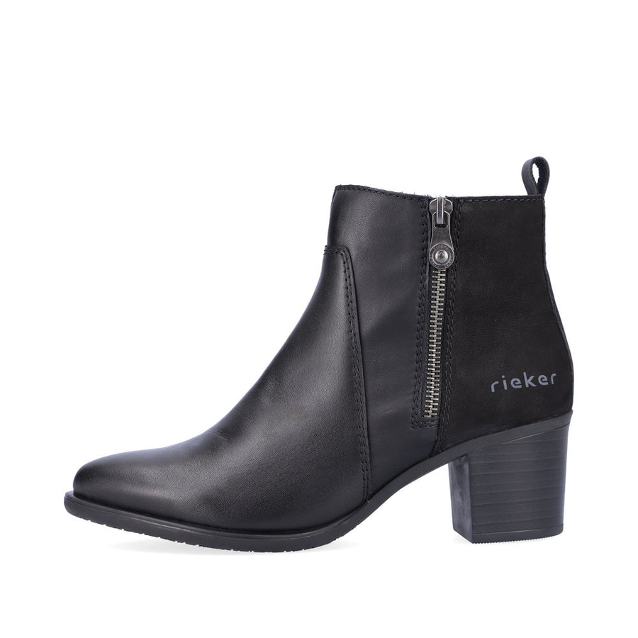 Rieker Y2051 Ankle Boots-Black