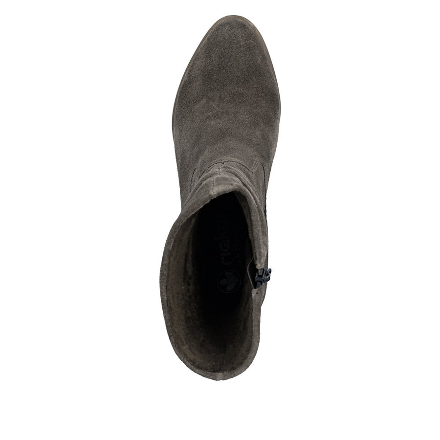 Rieker Y2054-45 Ankle Boot-Smoke Grey