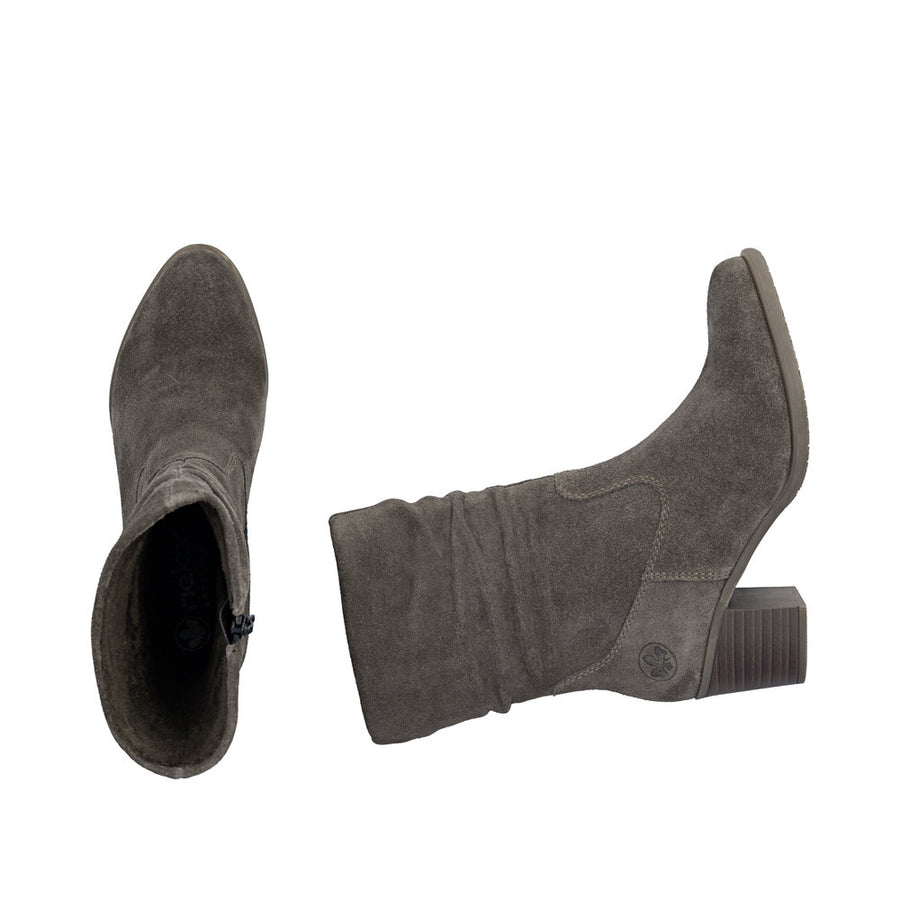 Rieker Y2054-45 Ankle Boot-Smoke Grey