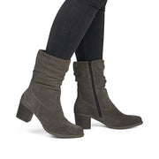 Rieker Y2054-45 Ankle Boot-Smoke Grey