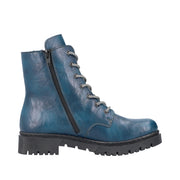 Rieker Y2440 Ankle Boot-Petrol Blue