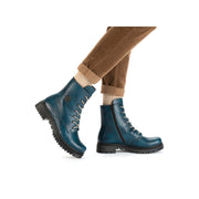 Rieker Y2440 Ankle Boot-Petrol Blue