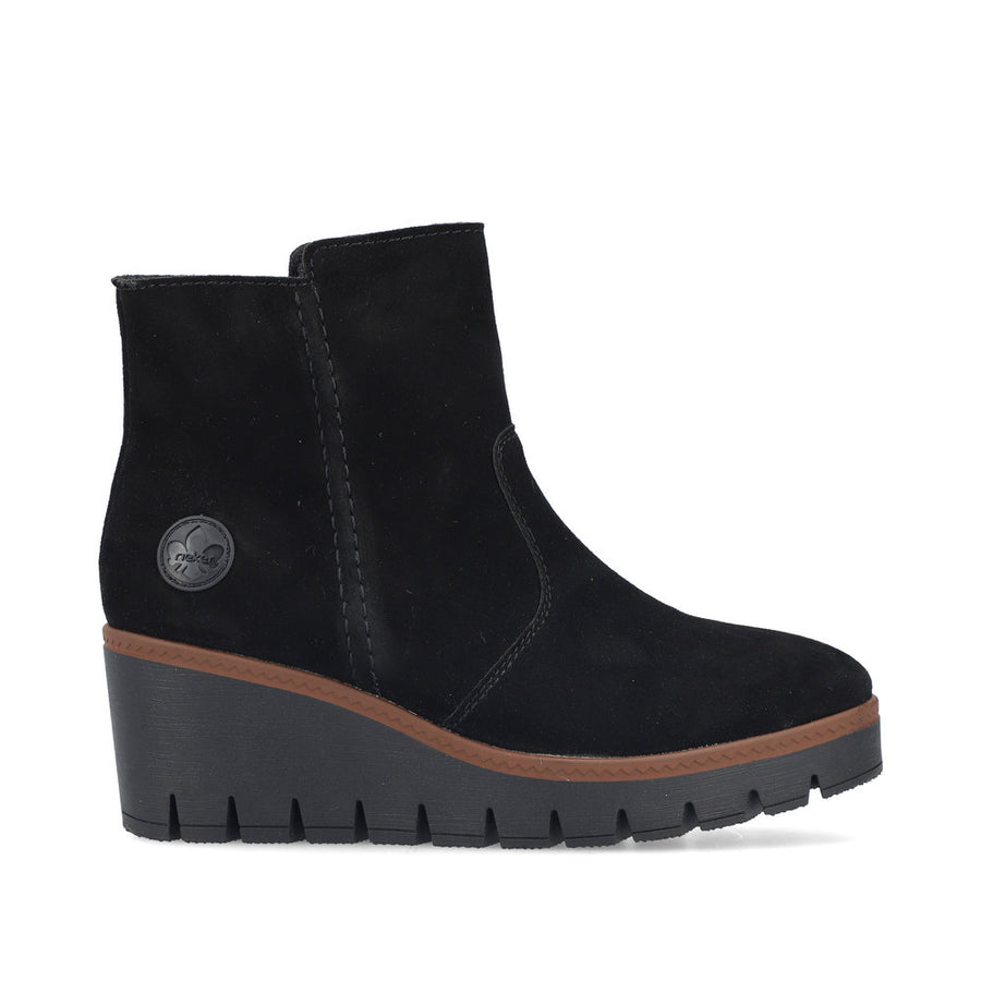 Rieker Y5065 Ankle Boot-Black