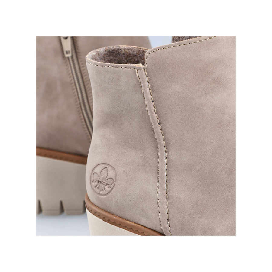 Rieker Y5065 Ankle Boot-Taupe