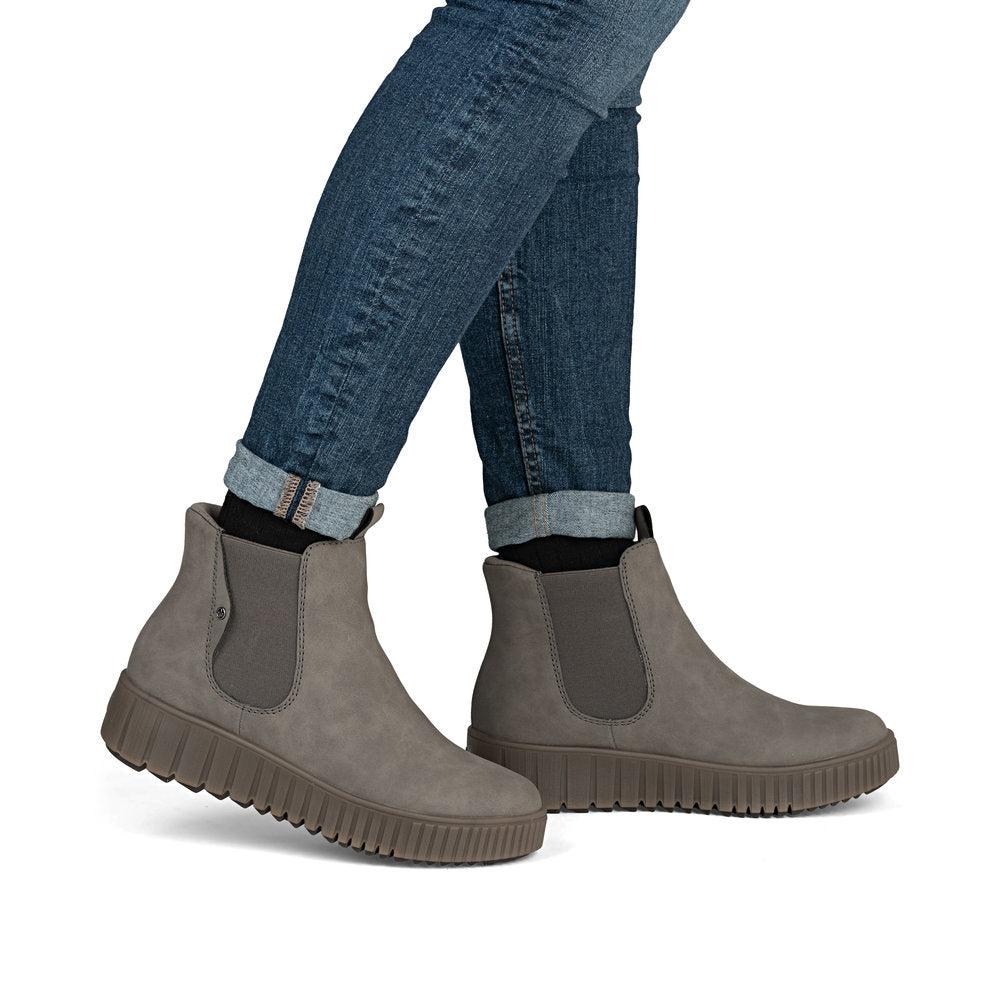 Rieker Y6150-42 Ankle Boot-Grey