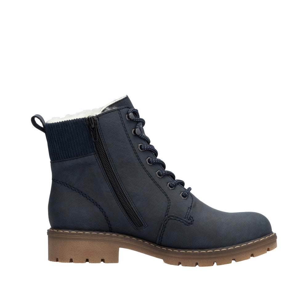 Rieker Y9102 Ankle Boot-Navy