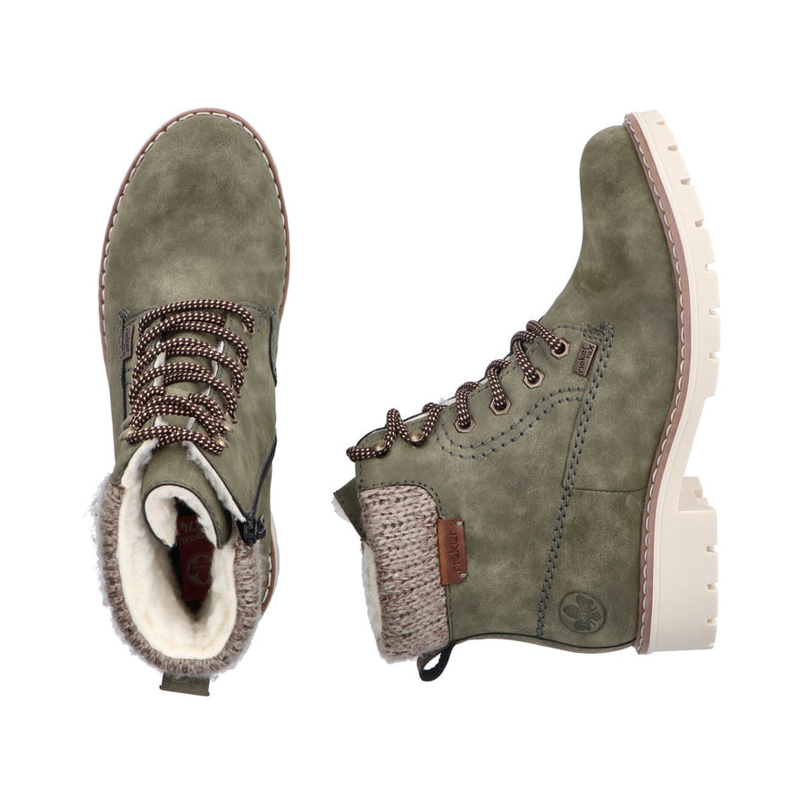 Rieker Y9118 Ankle Boot-Khaki