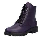 Rieker Z2841 Ankle Boot-Purple