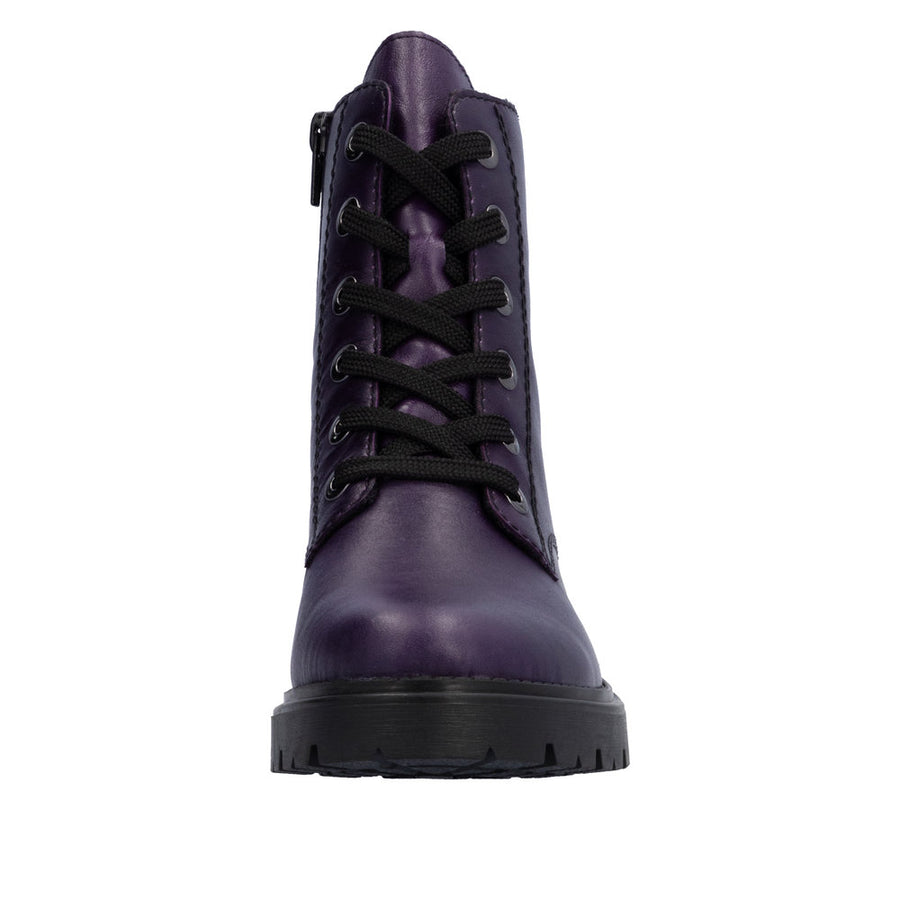 Rieker Z2841 Ankle Boot-Purple