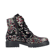 Rieker Z2841 Ankle Boot-Black Floral