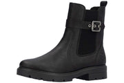 Rieker Z2856 Ankle Boot-Black