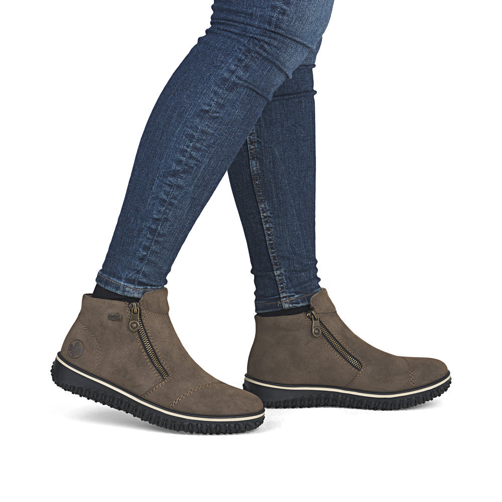 Rieker Z4265-24 Ankle Boot-BROWN