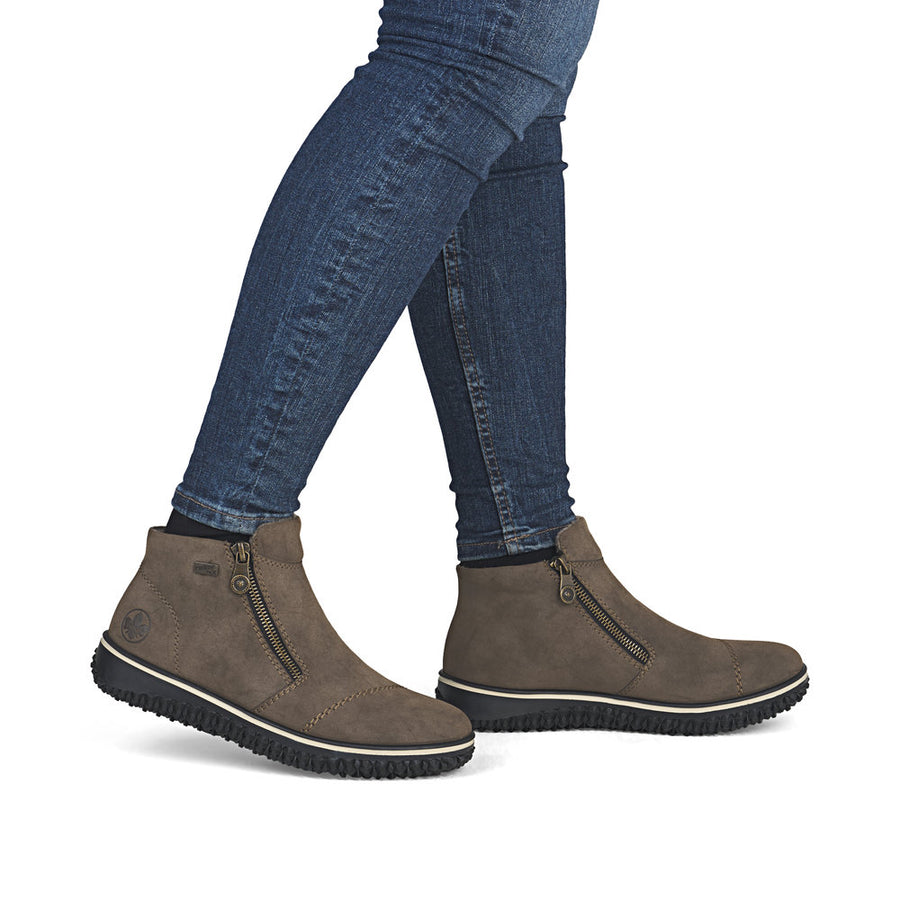 Rieker Z4265-24 Ankle Boot-BROWN