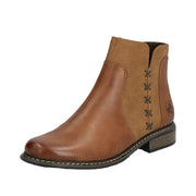 Rieker Z4951 Ankle Boot-Tan