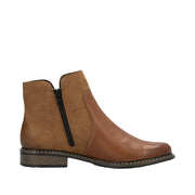 Rieker Z4951 Ankle Boot-Tan