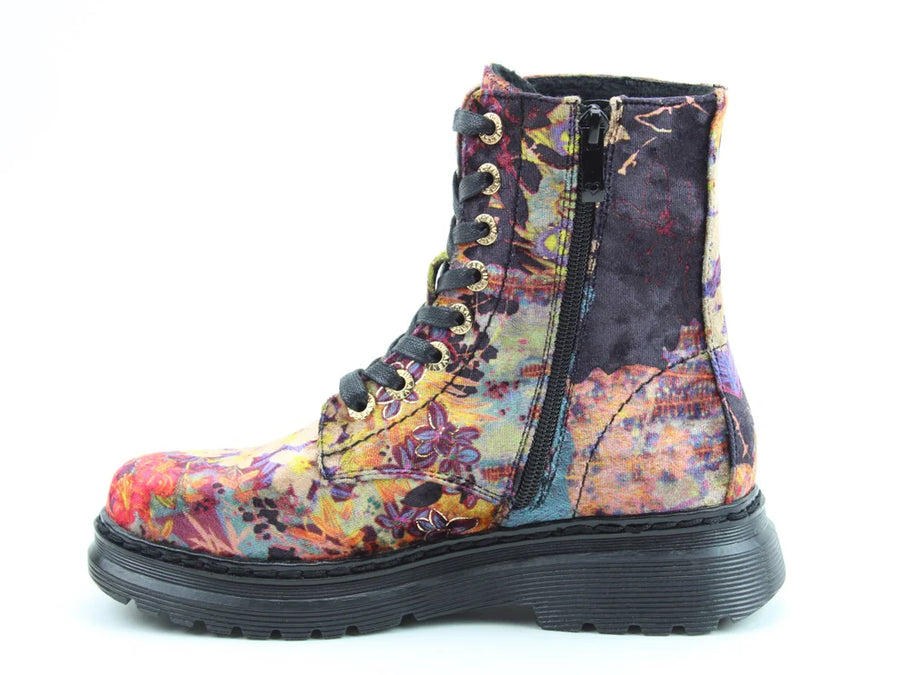 Heavenly Feet Lotte Boot-BLACK MULTI