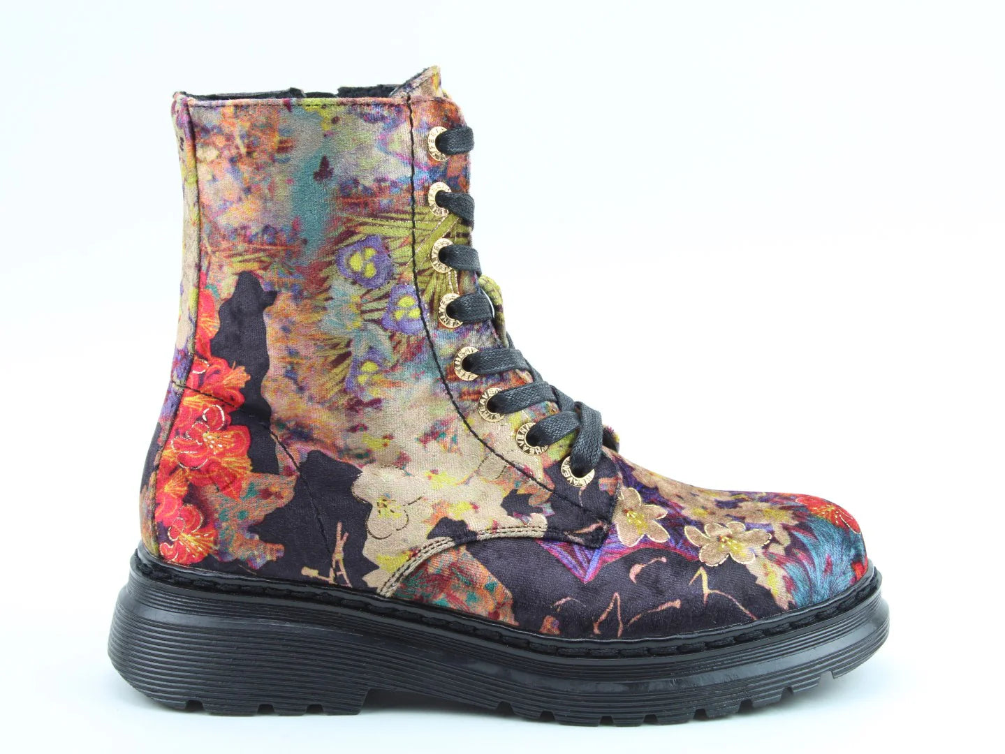 Heavenly Feet Lotte Boot-BLACK MULTI