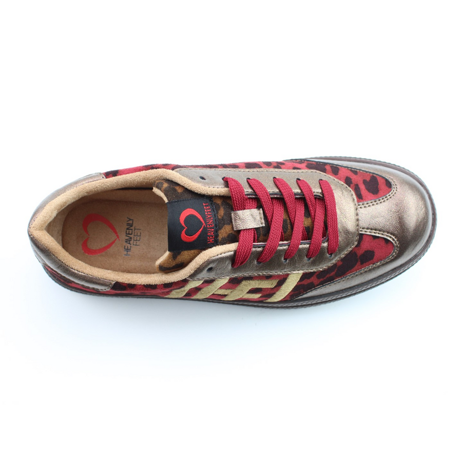 Heavenly Feet Steffi Sneaker-Bronze Combi