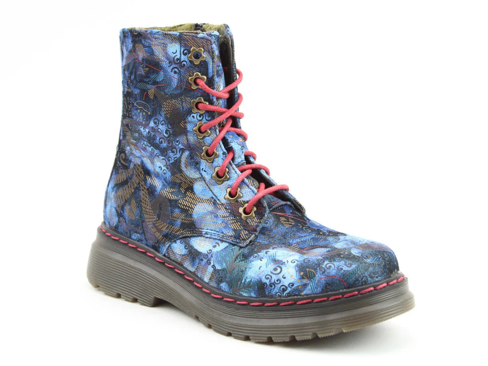 Heavenly Feet Eva Jungle Boot-BLUE MULTI