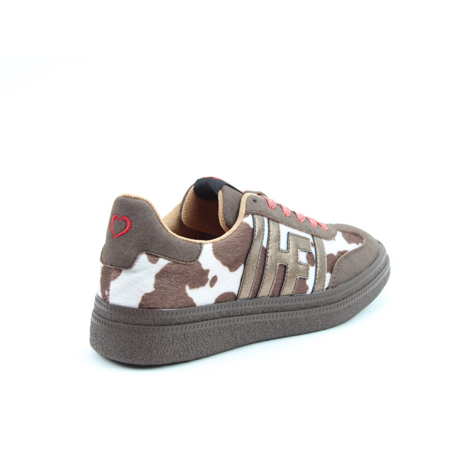 Heavenly Feet Steffi Sneaker-Cow Print