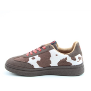 Heavenly Feet Steffi Sneaker-Cow Print