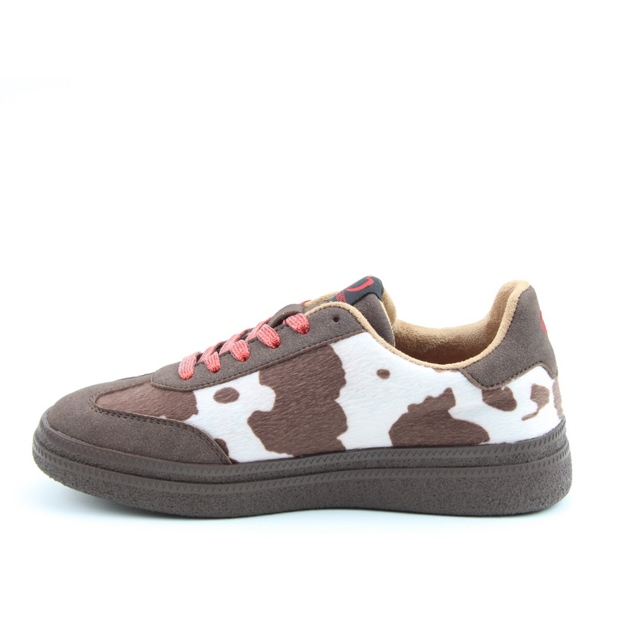 Heavenly Feet Steffi Sneaker-Cow Print