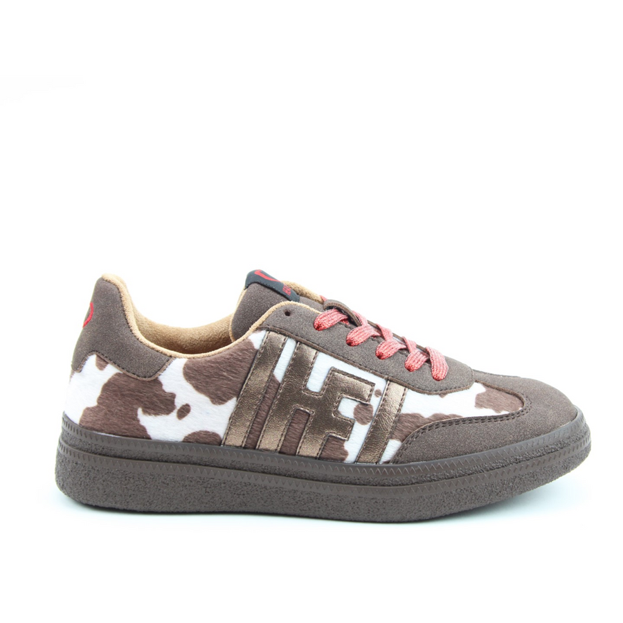 Heavenly Feet Steffi Sneaker-Cow Print