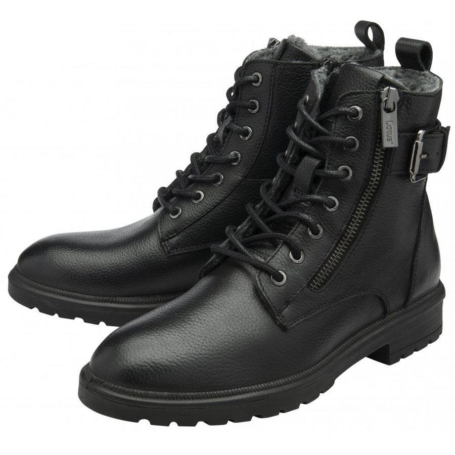 Lotus Perth Ankle Boot-Black