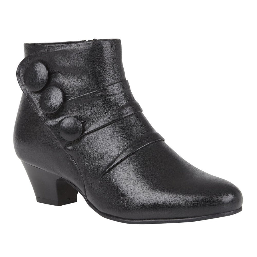 Lotus Prancer Ankle Boot-Black