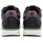Lotus Venus Ladies Shoe-Black/Purple