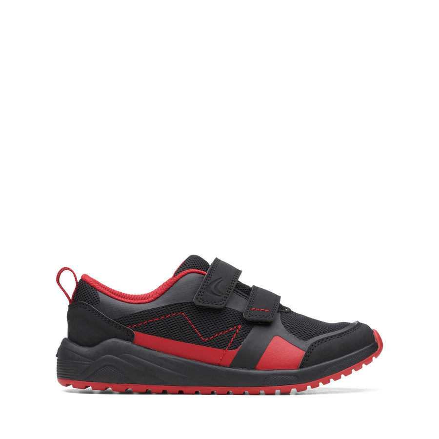 Clarks Aeon Dash K Trainer-Blk Combi F