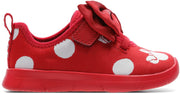 Clarks Ath Bow T Shoes-Red Combi G