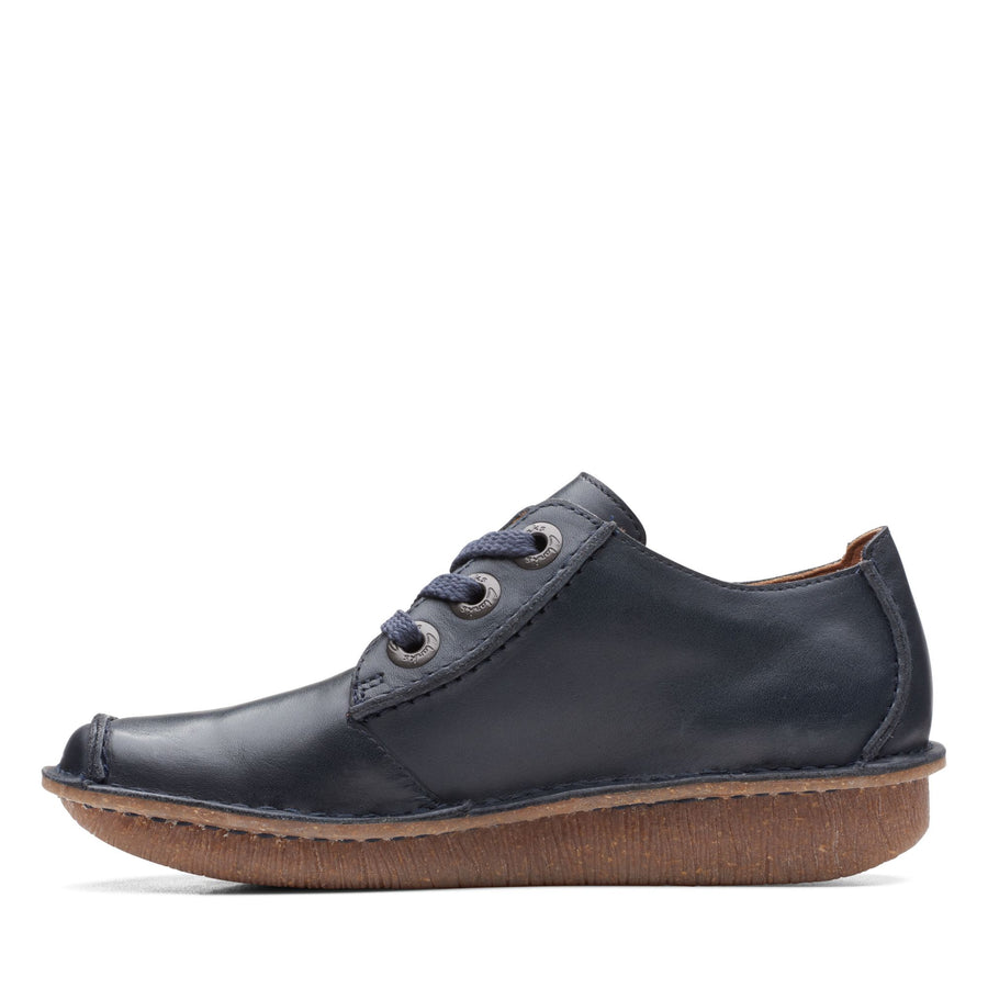 Clarks Funny Dream-2 Shoe-Navy Lea D