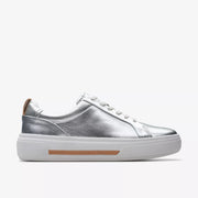 Clarks Hollyhock Walk Sneakers-Silver Lea D